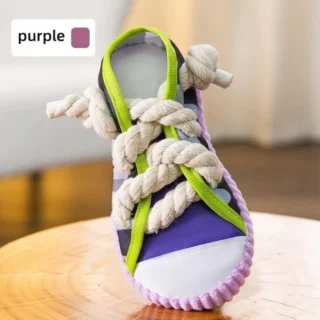 Purple shoes