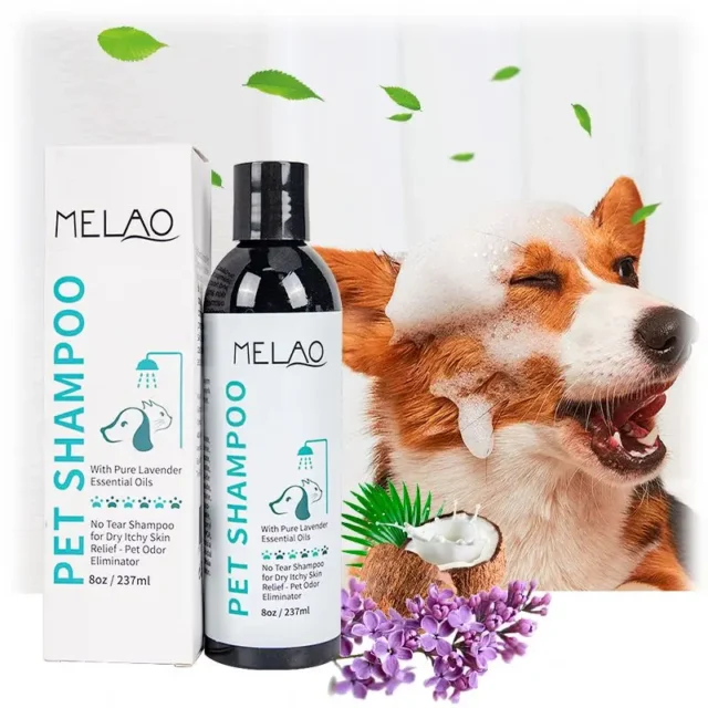 Pet Shampoo And Conditioner 2 In 1 Natural Moisturizing Shampoo Moisturizing Dog Shampoo For Sensitive Skin PH Balanced Shampoo - Image 6