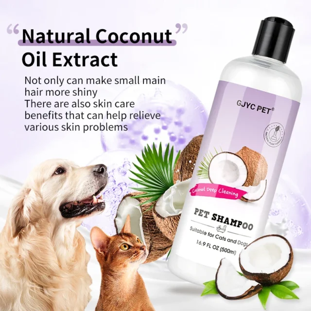 500ML Dogs And Cats Shampoo Deodorant Stay Fragrance Bathing Shower Gel Pet Shampoo Hair Cleaning Care Pets Supplies - Image 2