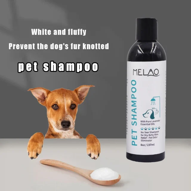 Pet Shampoo And Conditioner 2 In 1 Natural Moisturizing Shampoo Moisturizing Dog Shampoo For Sensitive Skin PH Balanced Shampoo - Image 4