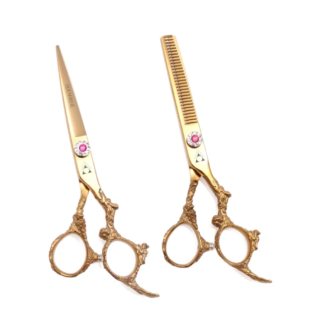 5.5 6.0 Hair Scissors Professional High Quality Barber Scissors Thinning Hairdressing Scissors Cutting Shears Haircut 440C 9005# - Image 5