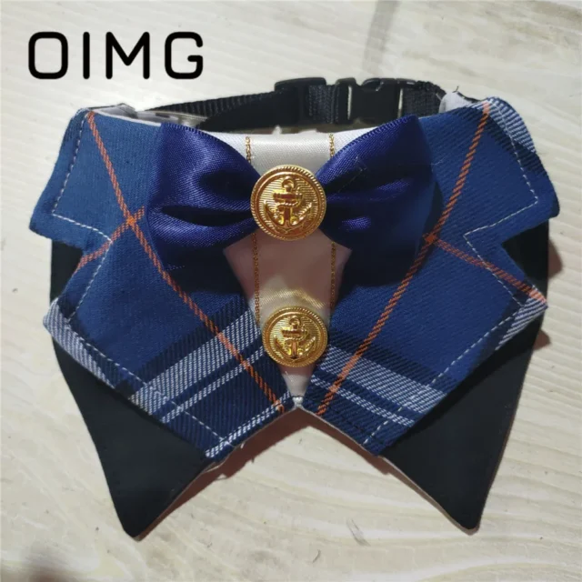 OIMG Gentleman Puppy Bandana Small Dogs Accessories Bichon Chihuahua Pomeranian Festival Party Cat Dog Supplies Cute Pets Bibs - Image 2