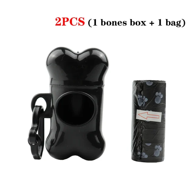 1Pcs Bone Shaped Poop Bag Dispenser Pet Dog Waste Bag Holder Plastic Garbage Bag Dispenser Carrier Case Disposal Bag Dispenser - Image 3