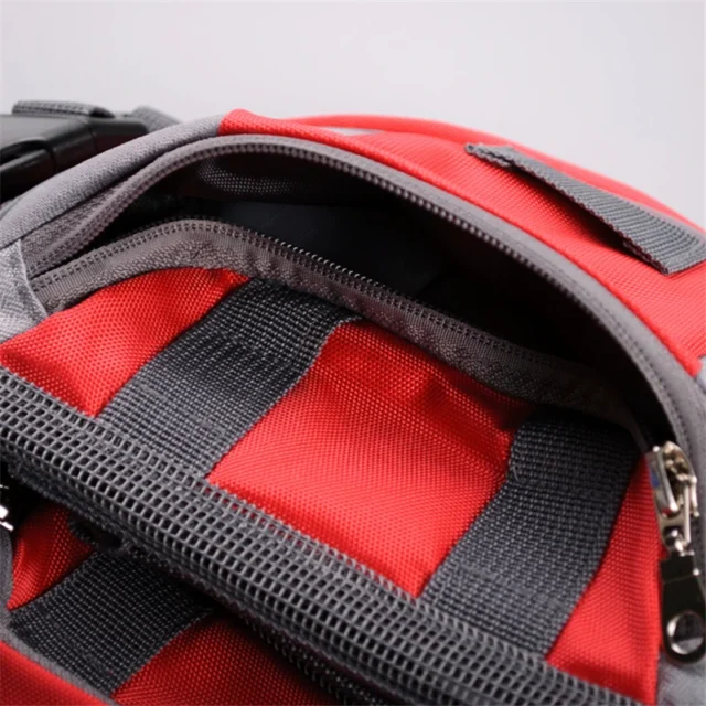 Dog Outdoor Backpack Large Dog Reflective Adjustable Saddle Bag Pet Harness Carrier For Traveling Hiking Camping Safety - Image 5