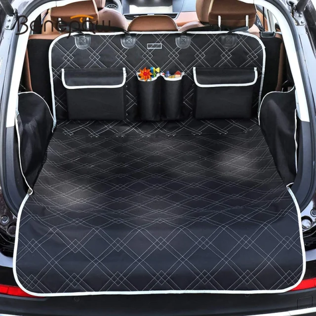 Benepaw Pet Cargo Cover Liner For SUV Car Non-Slip Waterproof Dog Seat Cover Mat For Back Seat Truck Bumper Flap Protector