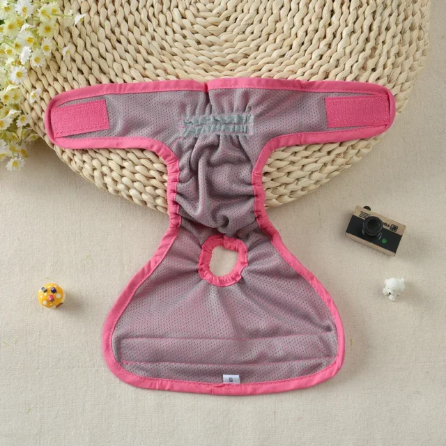 Female Dog Shorts Washable Cotton Panties Menstruation Underwear Briefs Jumpsuit Pet Physiological Pant Diaper Sanitary For Dog - Image 4