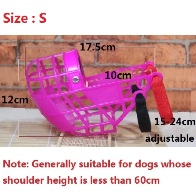 Pet Dog Muzzle Breathable Basket Muzzles Large Dogs Stop Biting Barking Chewing For Greyhound Gree Whippet Dogs supplies - Image 5