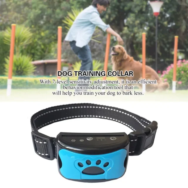 Pet Dog AntiBarking USB Electric Ultrasonic Dogs Stop Barking Vibration Anti Bark Collar Automatic Collar Dog Training Collars - Image 6