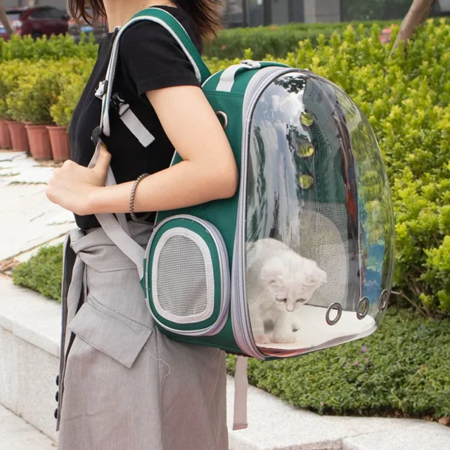 Transparent Bubble Pet Carrier Backpack Space Capsule Astronaut Breathable Backpack Outdoor Travel High Quality - Image 3