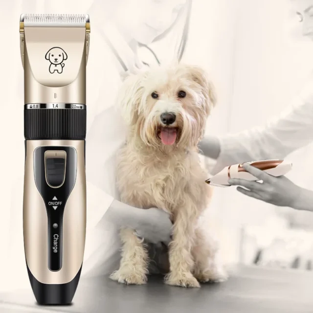 Professional Dog Hair Trimmer Usb Rechargeable Low-noise Pets Hair Cutter Dog Hair Clippers Electrical Haircut Machine For Dogs - Image 2