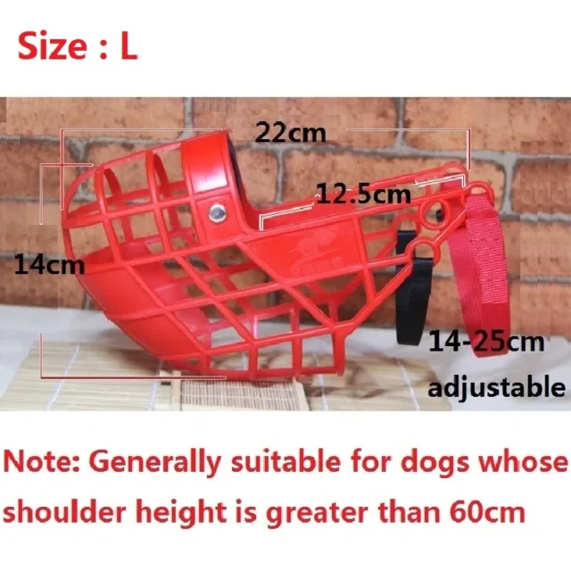 Pet Dog Muzzle Breathable Basket Muzzles Large Dogs Stop Biting Barking Chewing For Greyhound Gree Whippet Dogs supplies - Image 6