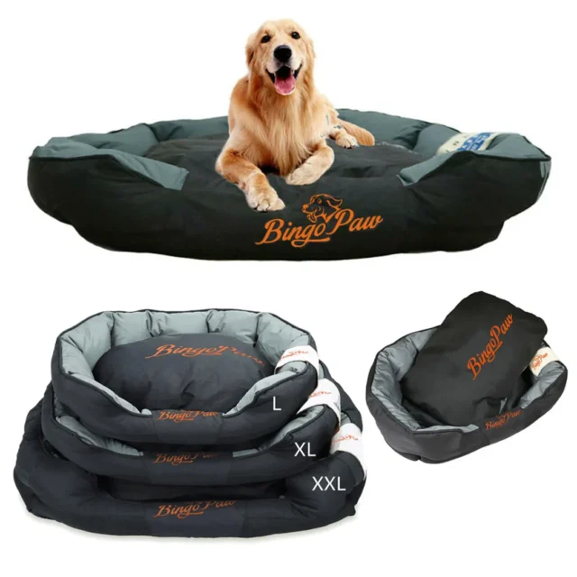 Waterproof XXL Extra Large Jumbo Orthopedic Sofa Dog Bed Pet Mat Kennel Washable Basket Pillow Comfy Bed - Image 2