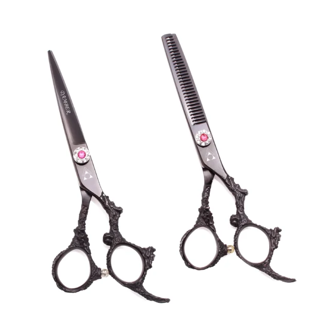 5.5 6.0 Hair Scissors Professional High Quality Barber Scissors Thinning Hairdressing Scissors Cutting Shears Haircut 440C 9005# - Image 3