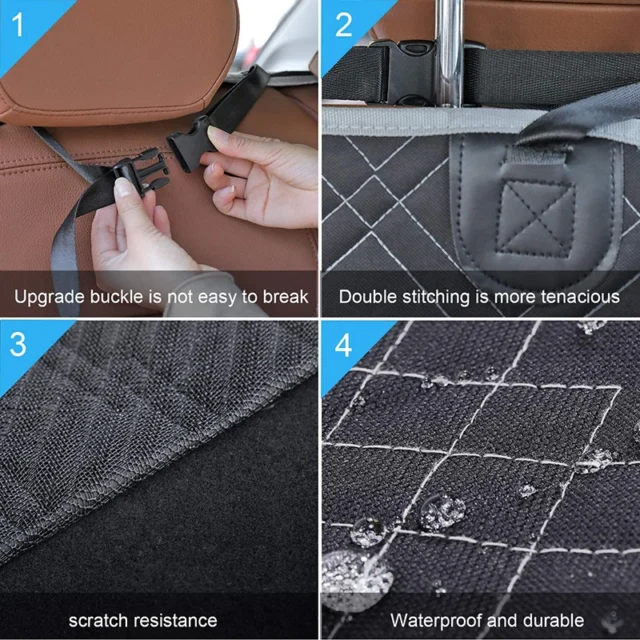 Benepaw Pet Cargo Cover Liner For SUV Car Non-Slip Waterproof Dog Seat Cover Mat For Back Seat Truck Bumper Flap Protector - Image 4