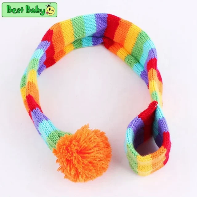 Winter Pet Puppy Accessories For Dogs Knitted Striped Hats Scarf Socks Little Small Big Animals Yorkshire Chihuahua Cat Products - Image 6