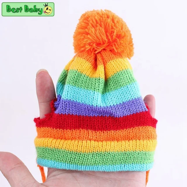 Winter Pet Puppy Accessories For Dogs Knitted Striped Hats Scarf Socks Little Small Big Animals Yorkshire Chihuahua Cat Products - Image 4