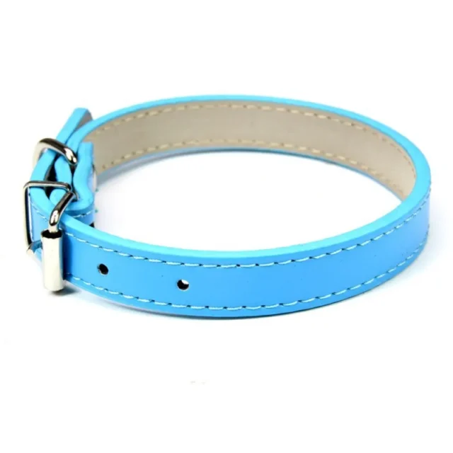 1PC Popular Adjustable Colorful Pet Collars Kitten Cat Collar PU Leather Neck Strap Safe for Dogs Soft Pet Supplies - Image 3