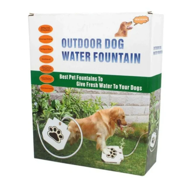 Outdoor Automatic Dog Water Fountain Step On Toy Dog Drinking Joy With Pets Security Without Electricity For Dogs Drinking - Image 5