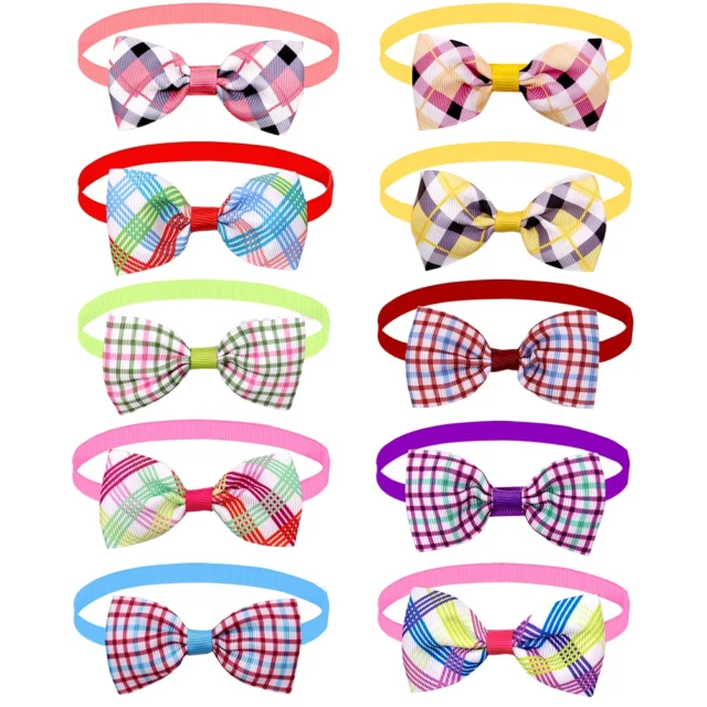 100pcs Mix Style Pet Dog Bow Ties Pet Necktie Popular Dog Bowtie Collar Pet Puppy Dog Ties Accessories Dog Grooming Supplies - Image 6