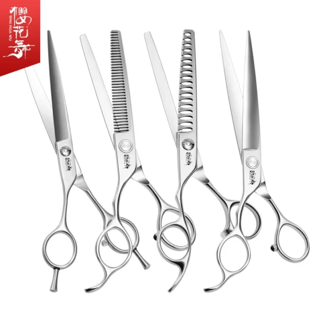 Left-Handed Special Pet Beauty Scissors Curved Tooth Scissors Dog Grooming Scissors Professional Left-Hand Scissors - Image 2