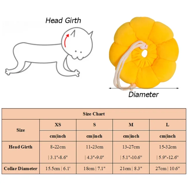 Pet Collar Anti-Bite Surgery Anti-Lick Wound Healing Protection Sunflower Shaped Cat Recovery Collar Elizabethan Collar Cats - Image 5