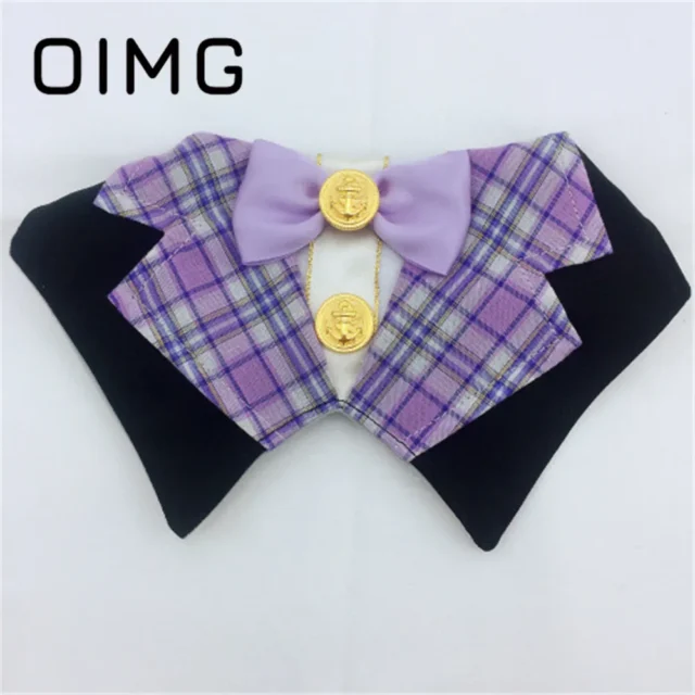 OIMG Gentleman Puppy Bandana Small Dogs Accessories Bichon Chihuahua Pomeranian Festival Party Cat Dog Supplies Cute Pets Bibs - Image 3