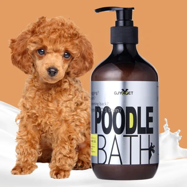 Free Shipping 500ml Poodle Shampoo Dog Shower Gel Shampoo Sensitive PH Balanced Dog Shampoo Pet Products Dog Bath Teddy Supplies - Image 4