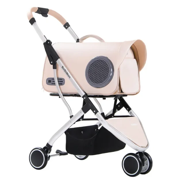 detachable pet stroller,pet tote bag,Cat carrier bag,walking cat stroller,Travel stroller for small cats and dogs, breathable - Image 6