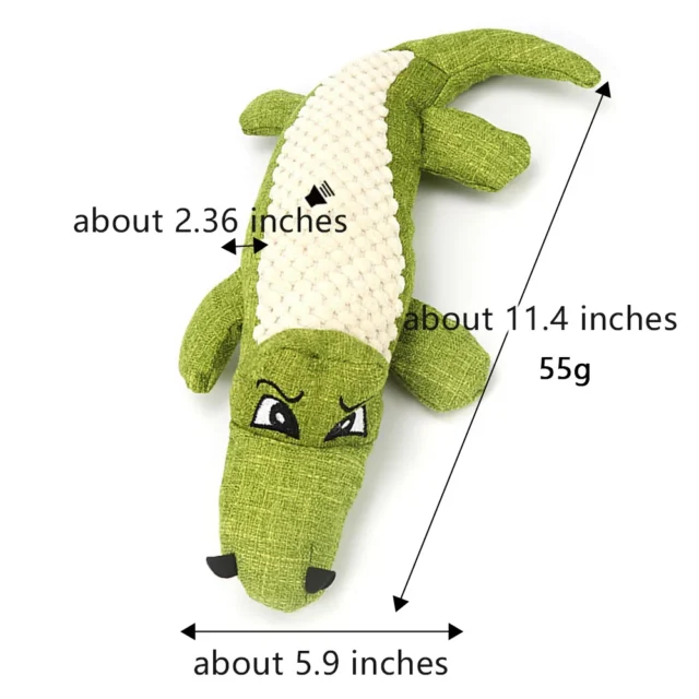 Dog Plush Toy Cat Dog Voice Octopus Crocodile Animals Puzzle Toy Bite Resistant Interactive Pet Training Chew Toy Pet Supplies - Image 3