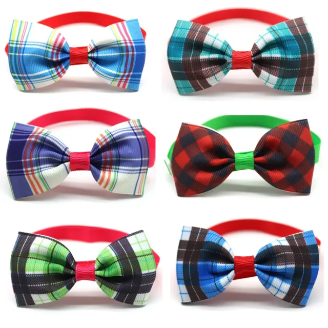 10pcs Pet Accessories Small Dog Bow Tie For Puppy Dog Bowties Collar Adjustable Girl Dogs Bowtie For Cat Dog Collar Pet Supplier - Image 2