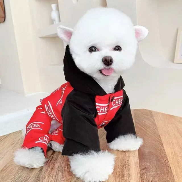 Clothes for dogs, cute winter pajamas for small dogs and cats, warm and breathable, dog accessories, dog‘s coats - Image 4