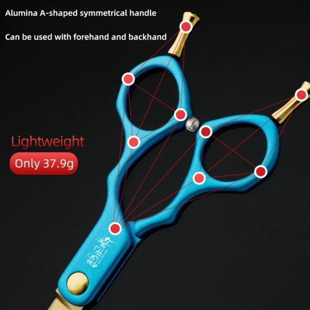 Pet hair trimming scissors special gold blades curved scissors dog hair trimming artifact Teddy hair trimming scissors household - Image 3