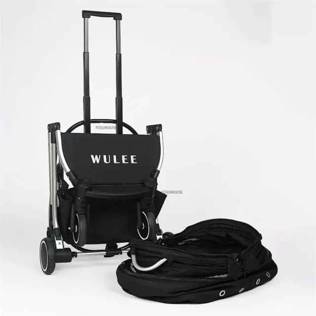 Lightweight Pet Stroller for Small Dogs and Cats Foldable Dog Trolley Cat Carrier Multifunctional Shock Absorbing Pet Strollers - Image 4