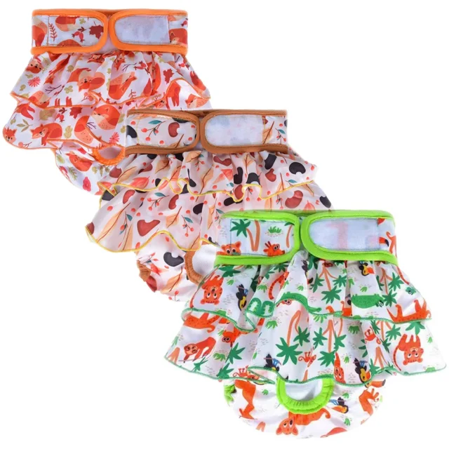 Female Dogs Diaper Washable Pets Physiological Pants Sanitary Panties Leakproof Menstrual Underwear for Small Large Dogs Shorts - Image 4