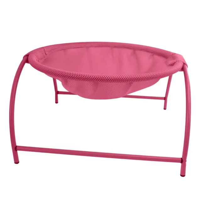 Pet Cat Hanging Bed House Round Soft Cat Hammock Luxury Cozy Rocking Chair Detachable Metal Iron Frame Cat Bed - Image 4