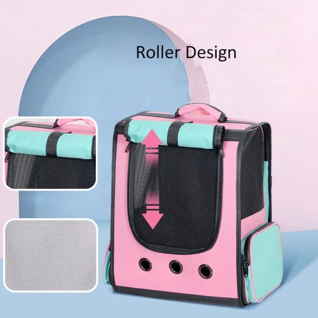 Breathable Pet Carrier Backpack for Cat and Dog, Astronaut Space Capsule, Window Transport Carrying Bag, High Quality - Image 4