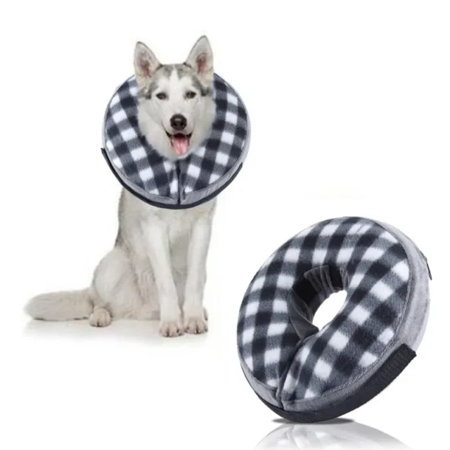 Inflatable Pet Collar Anti-bite Neck Elizabethan Collar Cat Dog Puppy Wound Healing Neck Protective Circle Collar For Large Dogs - Image 3