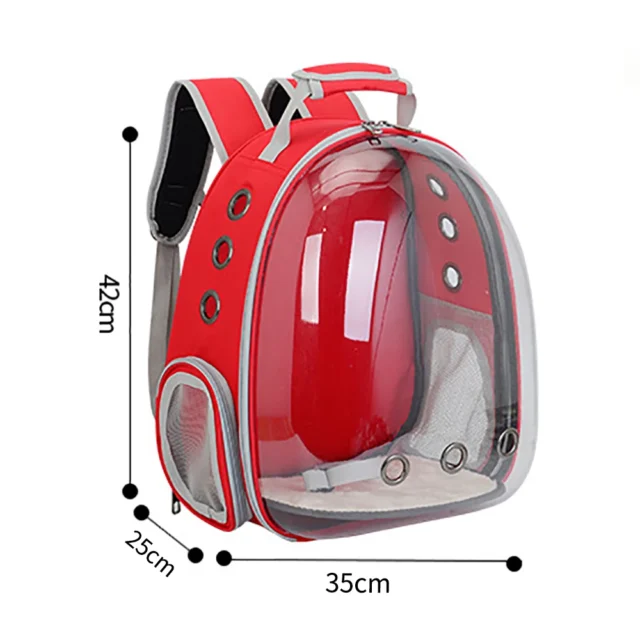 Cat Carrying Bag Space Pet Backpack Breathable Portable Transparent Backpack Puppy Dog Transport Carrier Space Capsule Bag Pets - Image 6