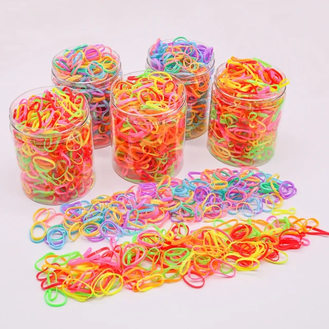 100/200/500PCS Dog Hair Bows Dog Headwear Grooming Mix Color Dogs Hair Elastic Hair Bands Rubber Bands Gifts for Dog Accessories