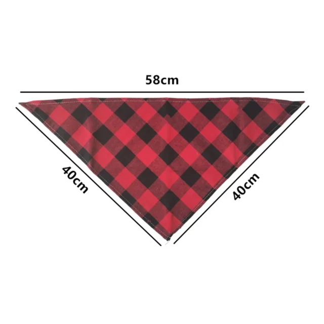 30/50pcs Dog Bandanas 100% Cotton Plaid Collar Pet Cat Dogs Scarves Bowties Neckerchief Dog Accessories Dog Scarf Handkerchief - Image 6