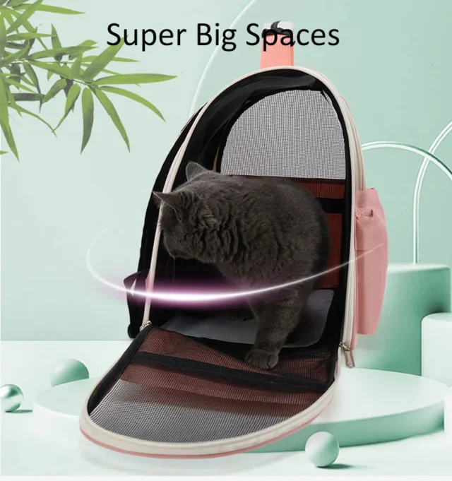 Breathable Travel Bag for Pet Space Capsule, Cat Carrier Backpack, Window Transport Carrying, Astronaut Pet - Image 5