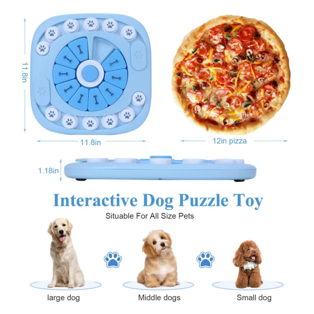 Dog Puzzle Toys Interactive Treat Dispensing Dog Toys for Large Medium Small Dogs Educational Slow Food Training Pet Products - Image 3