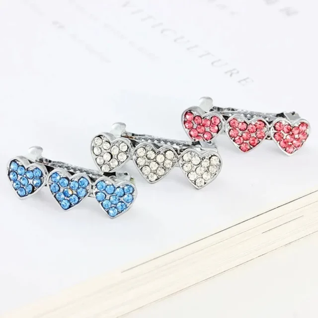 Fashion Crystal Rhinestone Dog Hair Clip Crown Accessories Pet Grooming for Puppy Cats Pet Hairpins Dog Multicolor Cat Headwear - Image 4