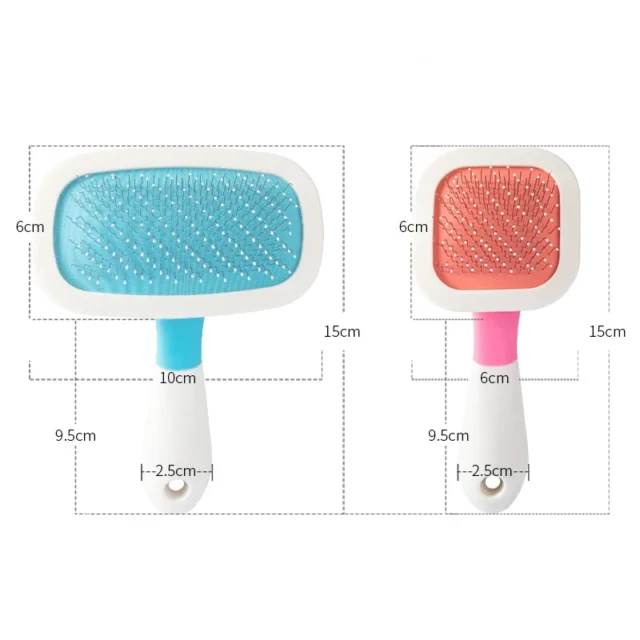 Dog Hair Remover Comb Cat Dog Hair Grooming And Care Brush For Long Hair Dog Pet Removes Hairs Cleaning Bath Brush Dog Supplies - Image 2