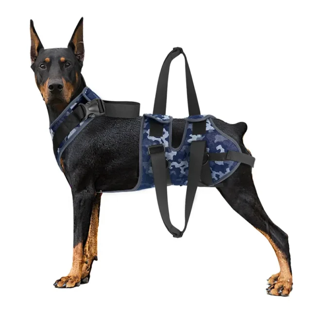 Adjustable Dog Lifting Harness, Front and Rear Legs Support, Pet Accessories, Canine Aid and Ligament Rehabilitation, Full Body