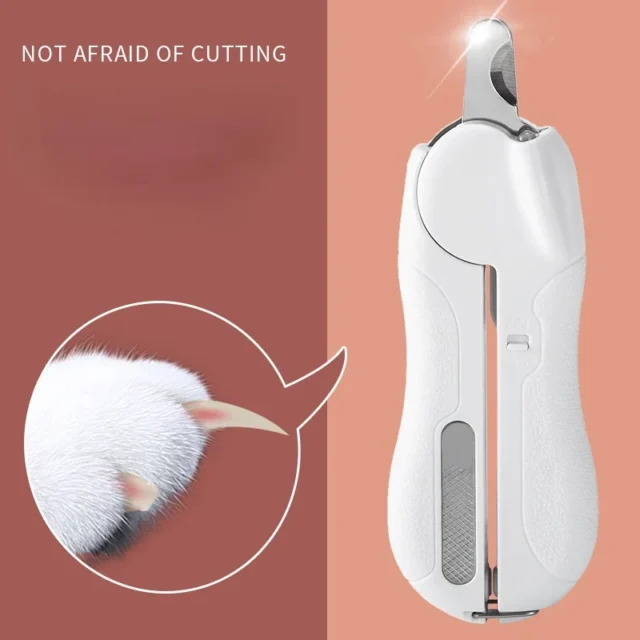 Pet Nail Clipper Scissors Pet Dog Cat Nail Toe Claw Clippers Scissor LED Light Anti-cutting Bloodline Nail Trimmer for Animals