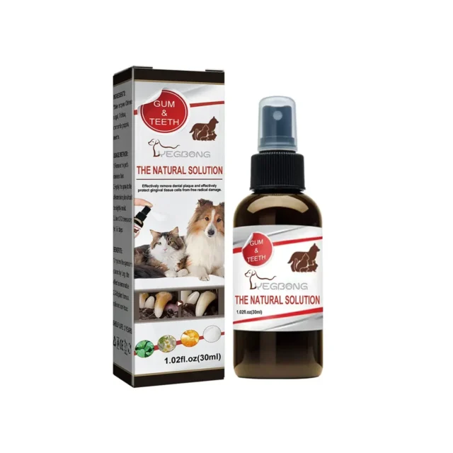 Pet Tooth Cleaning Spray Dogs Remove Bad Breath Freshener Cats Oral Cleaning Dental Care Deodorization Spray Pet Supplies 30ml - Image 10