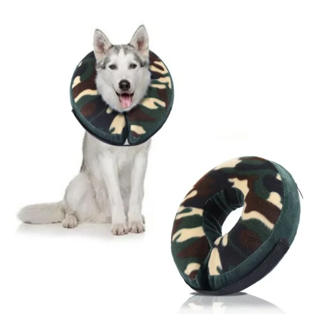 Inflatable Pet Collar Anti-bite Neck Elizabethan Collar Cat Dog Puppy Wound Healing Neck Protective Circle Collar For Large Dogs - Image 4