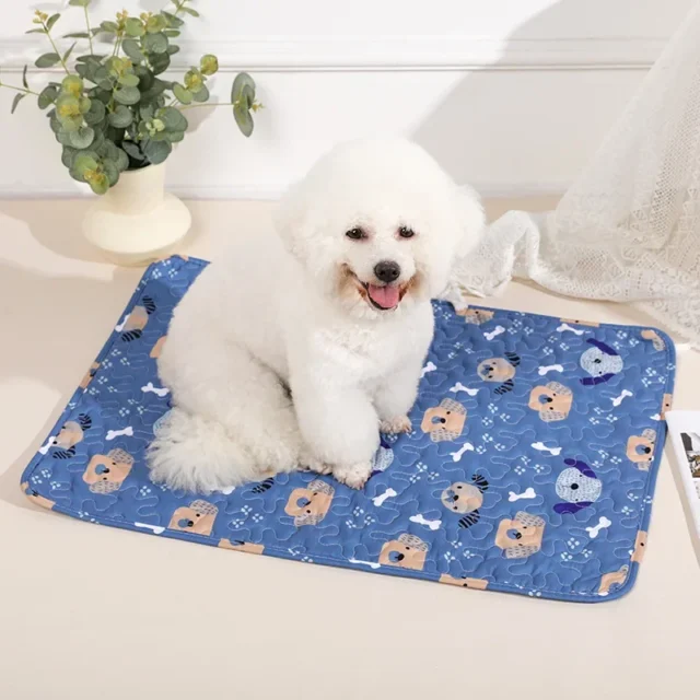 Washable Pet Pee Pad Pet Diaper Mat Reusable Mats for Dogs Dog Bed Urine Washable Dog Training Pad Four Seasons Pet Mat Urine - Image 2