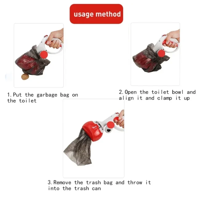 Pet Dog Pooper Scooper Portable Outdoor Cleaner Garbage Picker Poop Bag Collection Convenient Cleaning Tools Dog Poop Collector - Image 2